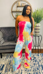 Load image into Gallery viewer, tube top jumpsuit 
