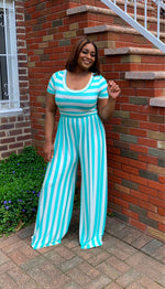 Load image into Gallery viewer, striped jumpsuit 
