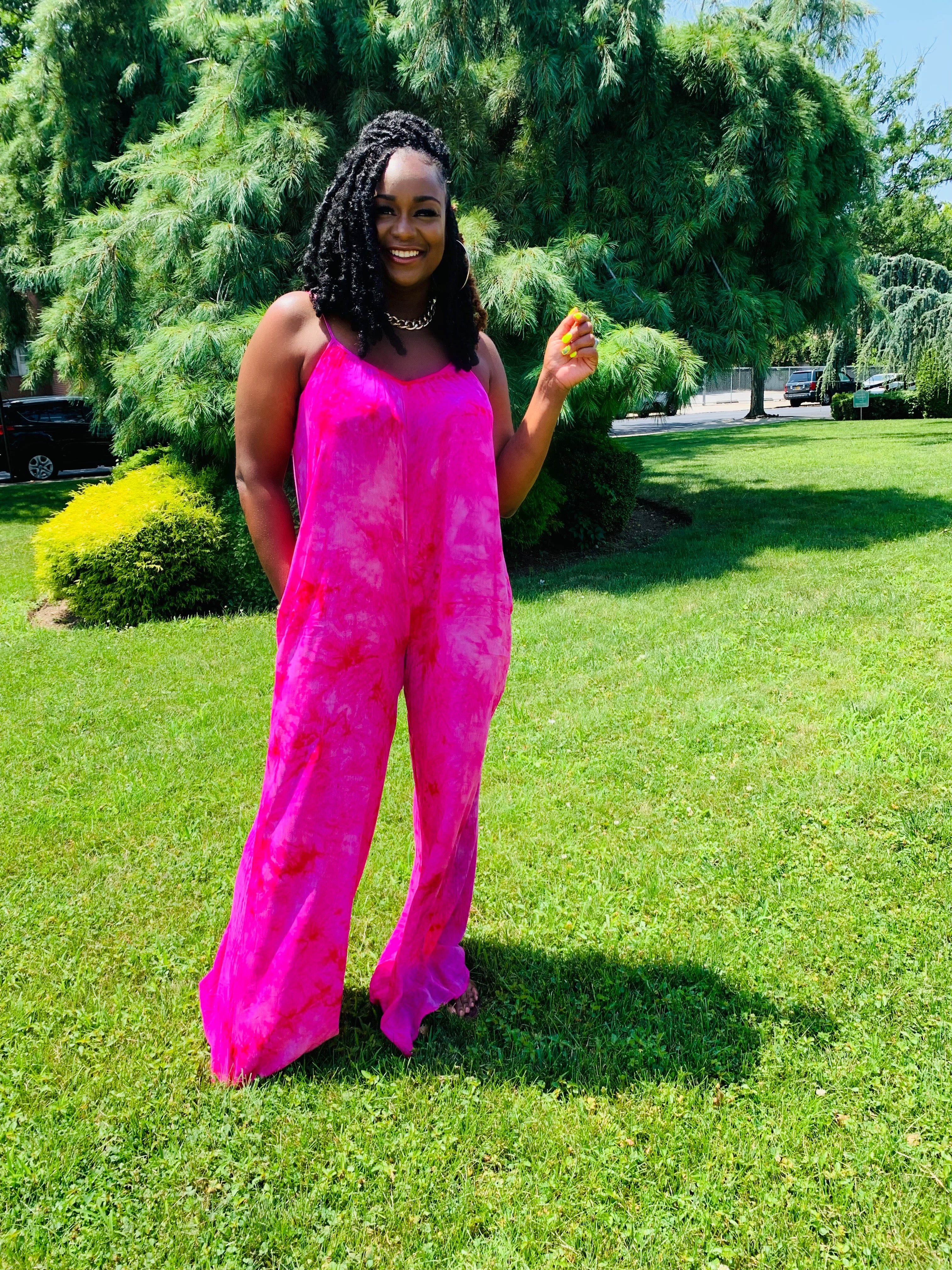 Pretty in Pink Jumpsuit